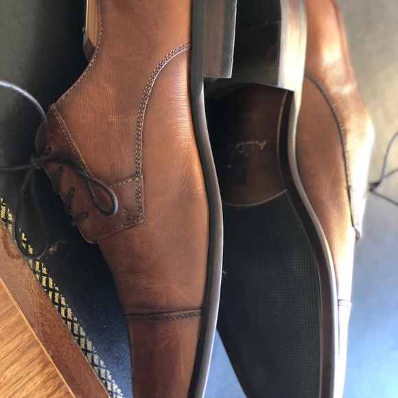 Brown Aldo men’s lace ups 10.5 dress shoes - Picture 8 of 11